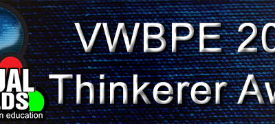 VWBPE 2019 Thinkerer Award Winner Announced