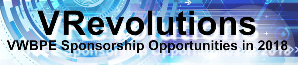 VWBPE Sponsorship Opportunities in 2017 VWBPE Sponsorship Opportunities in 2017